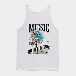 Music is life Tank Top